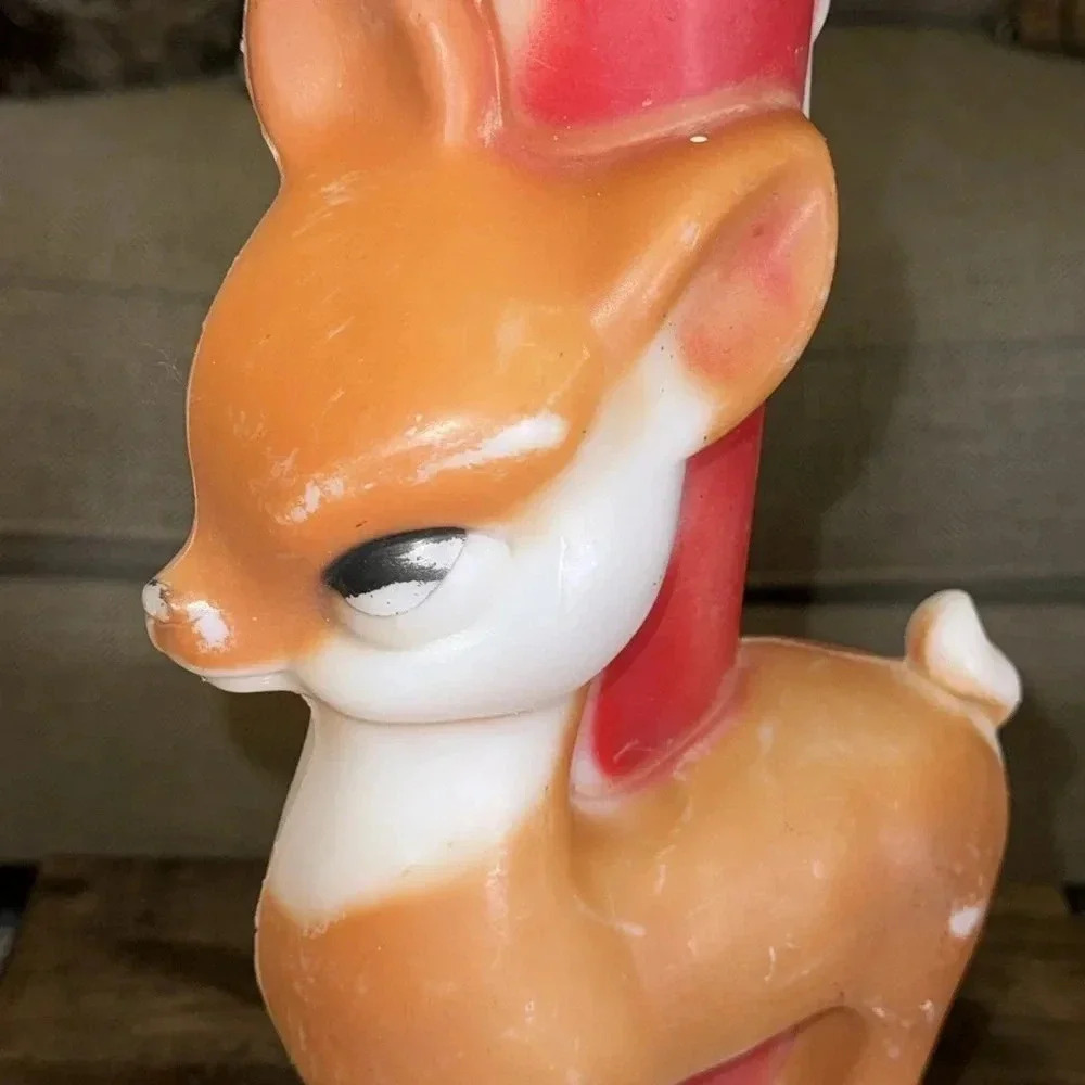 VINTAGE 4CT 1970’s Christmas Plastic Decor Empire Candle Blow Molds Holiday/Noel - Picture 11 of 17